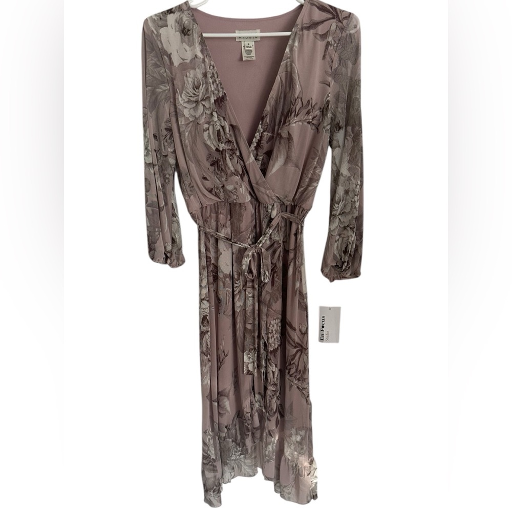 ENFOCUS Studio pink floral dress size 6